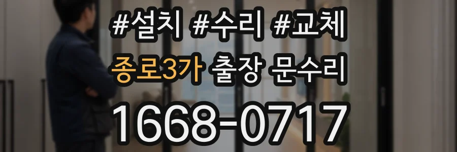 종로3가 출장 문수리