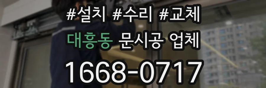 대흥동 문시공 업체