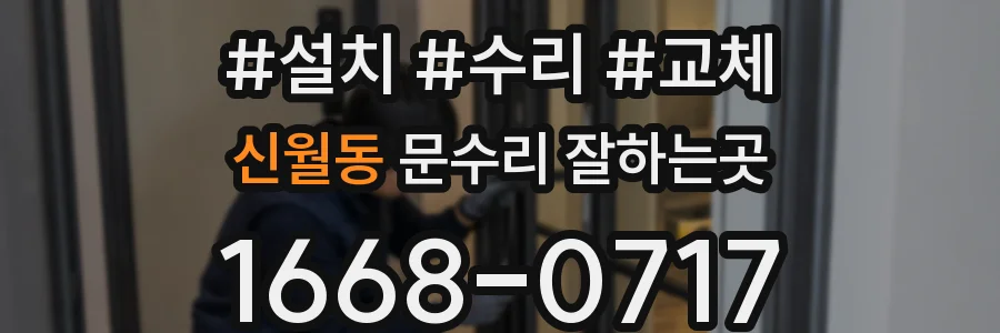 신월동 문수리 잘하는곳