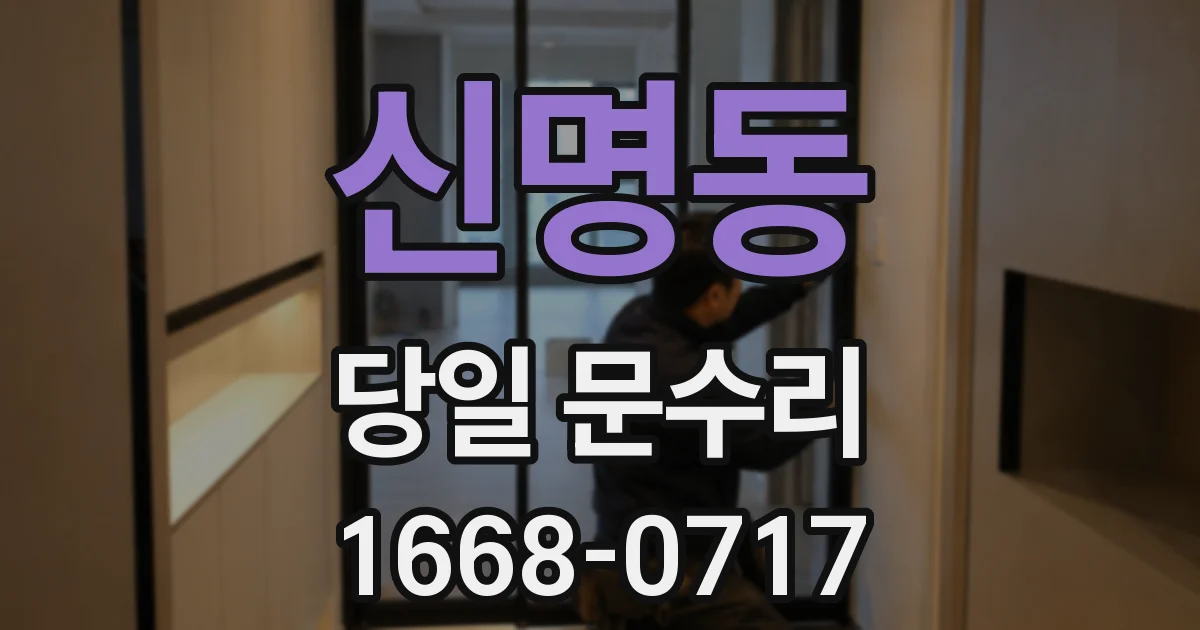 신명동 당일 문수리
