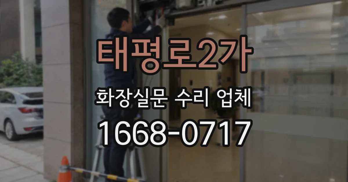 태평로2가 화장실문 수리 업체