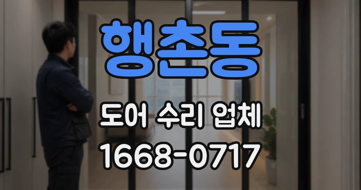 행촌동 도어 수리 업체