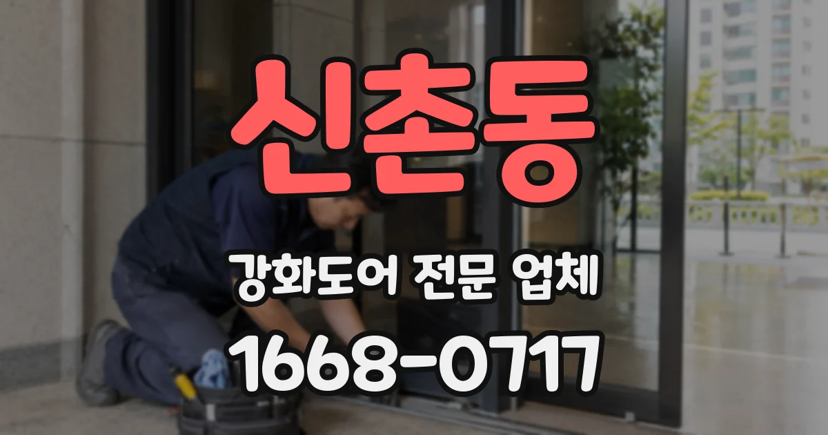 신촌동 강화도어 전문 업체