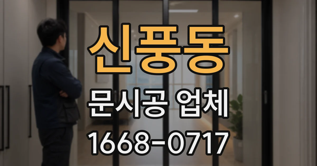 신풍동 문시공 업체