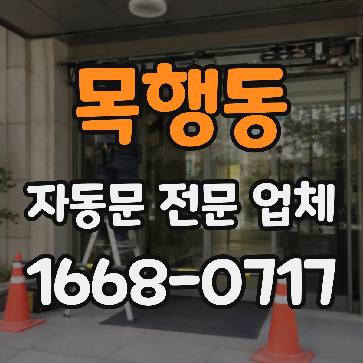 목행동 자동문 전문 업체