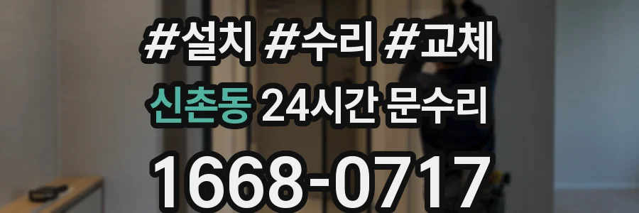 신촌동 24시간 문수리