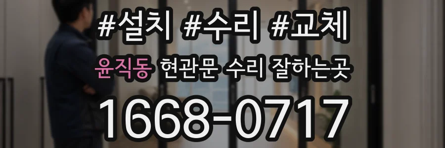 윤직동 현관문 수리 잘하는곳