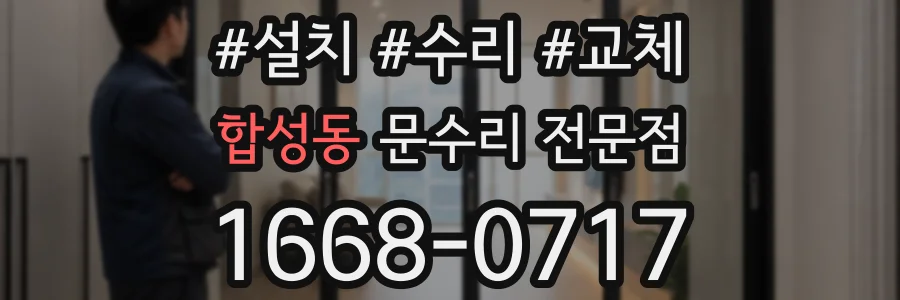 합성동 문수리 전문점