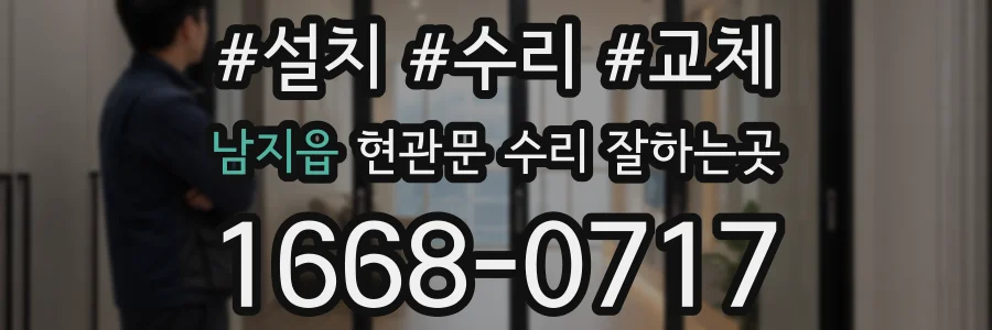 남지읍 현관문 수리 잘하는곳