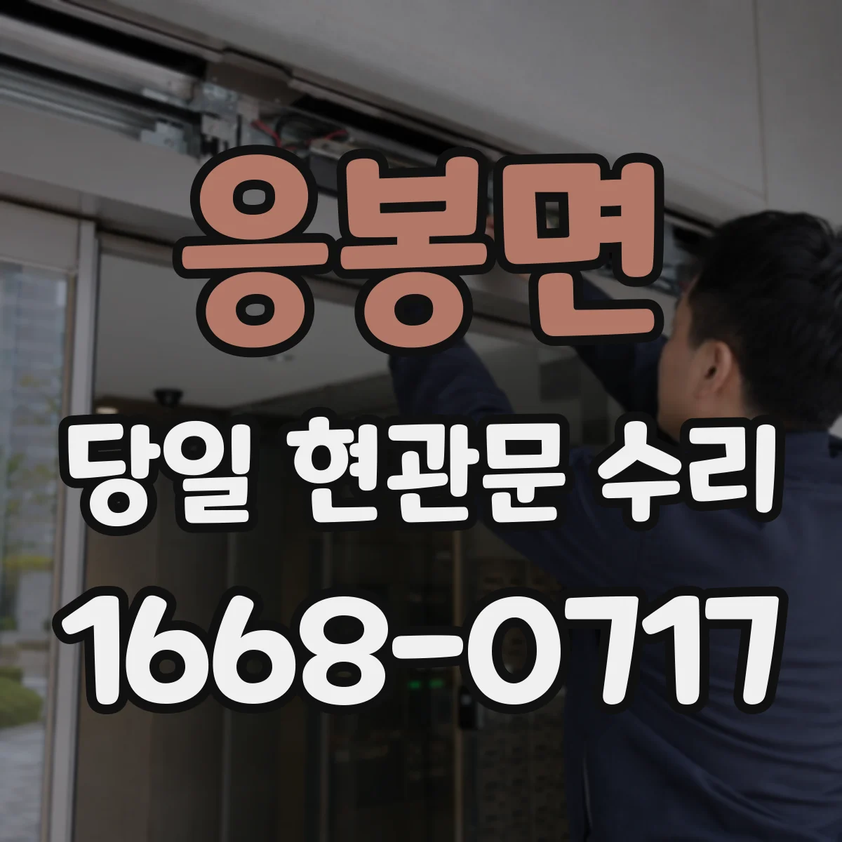 응봉면 당일 현관문 수리