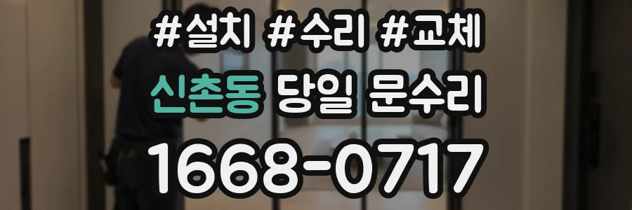 신촌동 당일 문수리