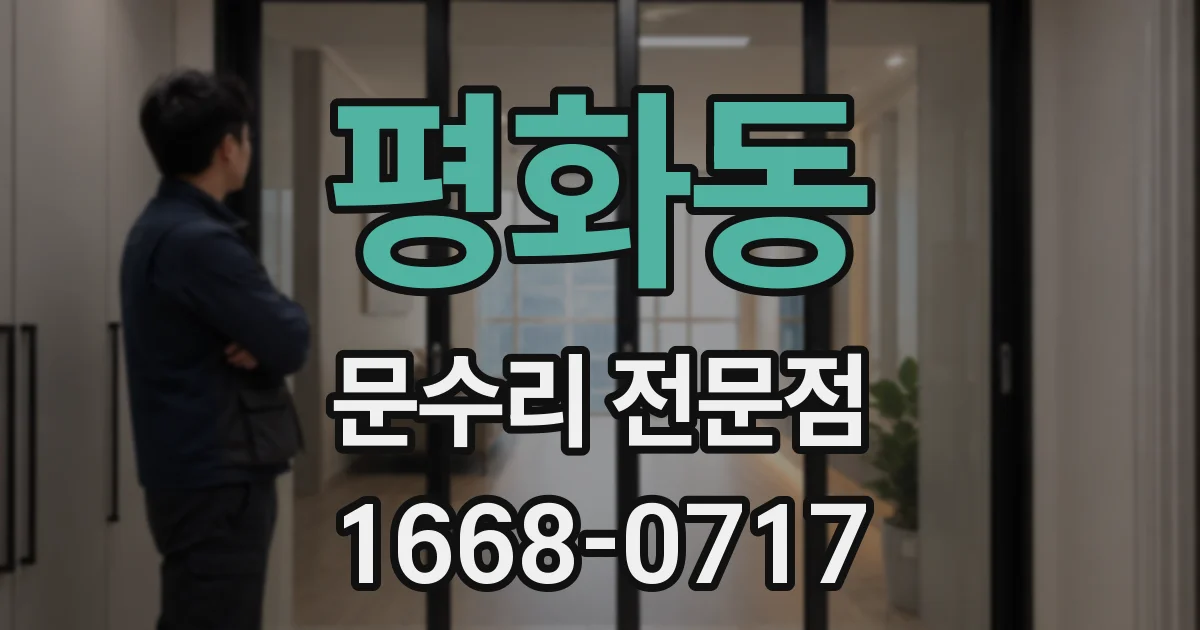 평화동 문수리 전문점