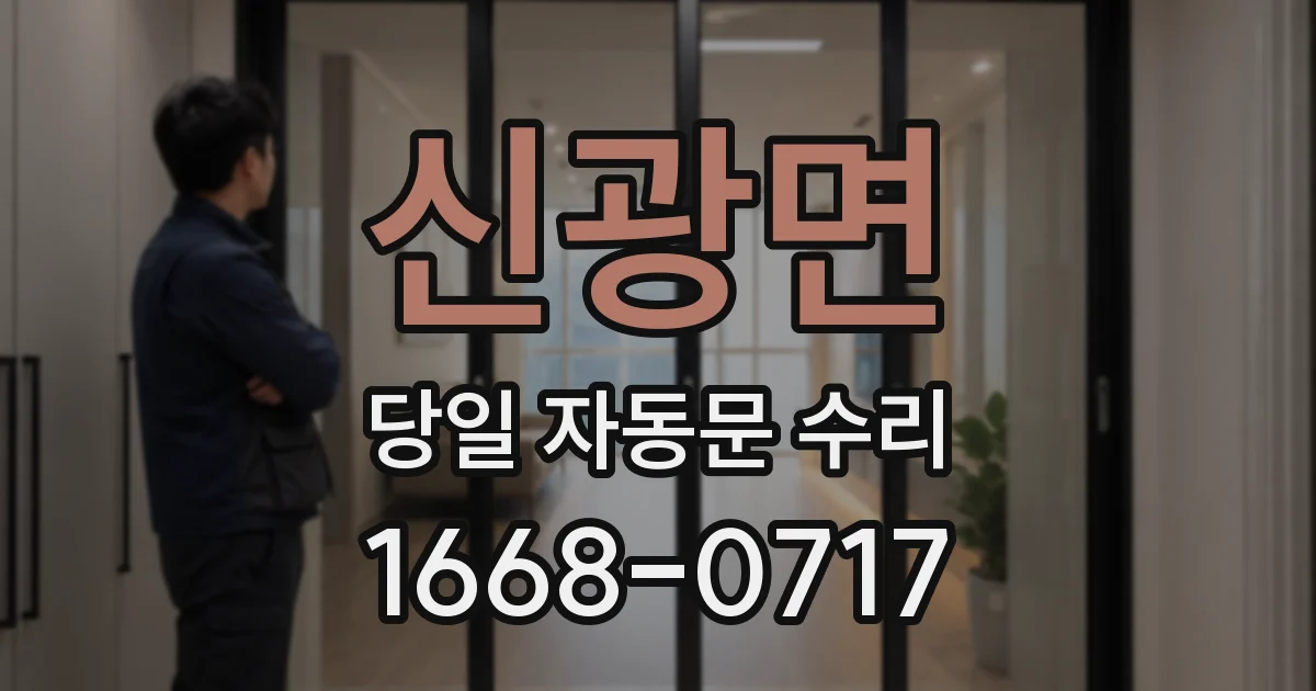 신광면 당일 자동문 수리
