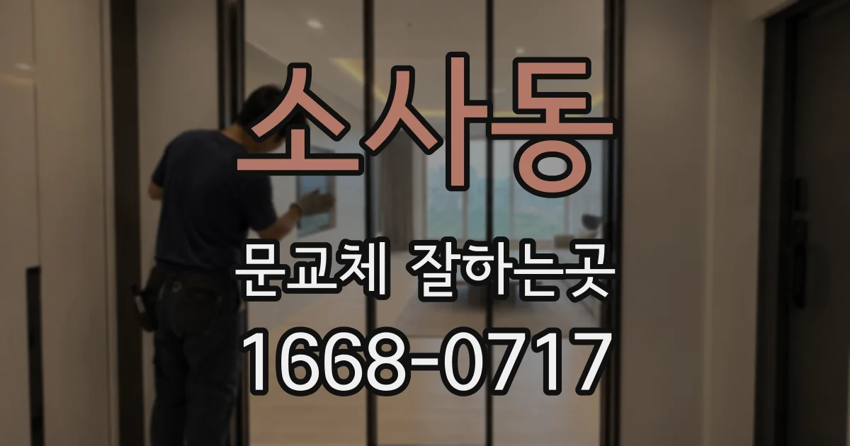 소사동 문교체 잘하는곳