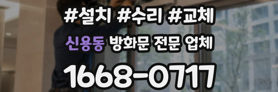 신용동 방화문 전문 업체
