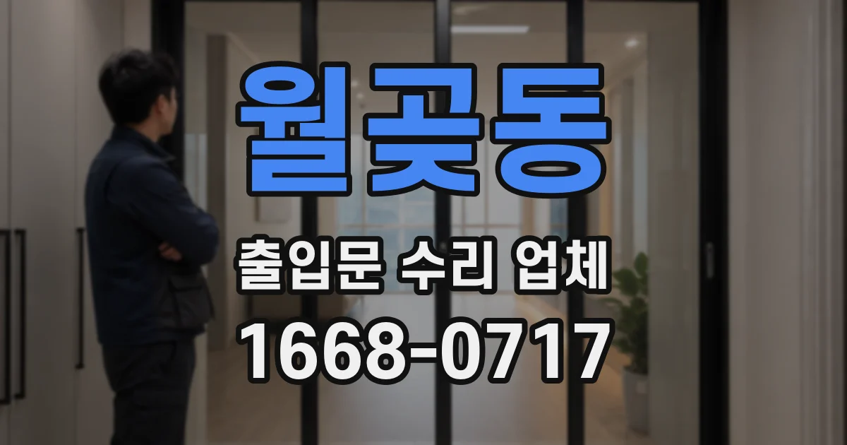 월곶동 출입문 수리 업체