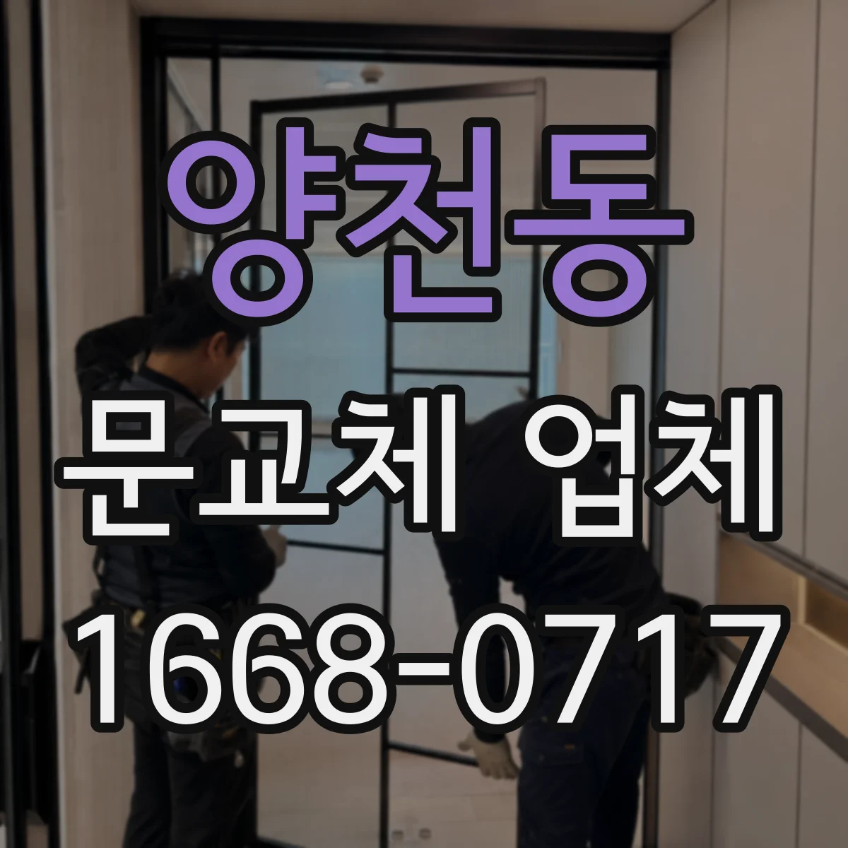 양천동 문교체 업체