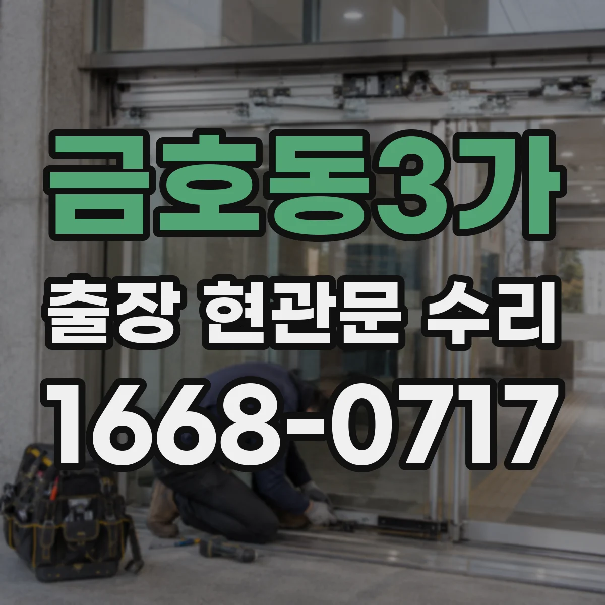 금호동3가 출장 현관문 수리