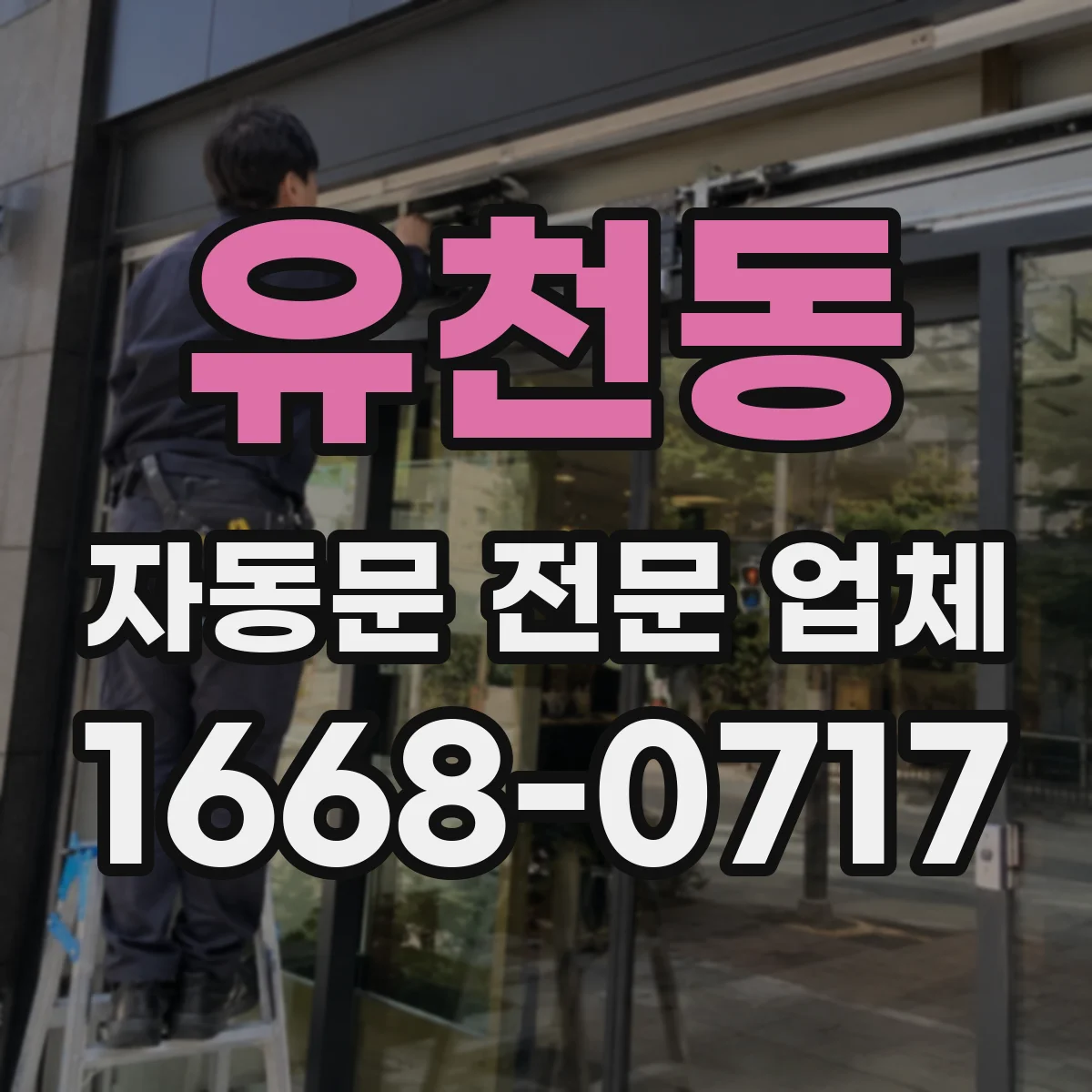 유천동 자동문 전문 업체