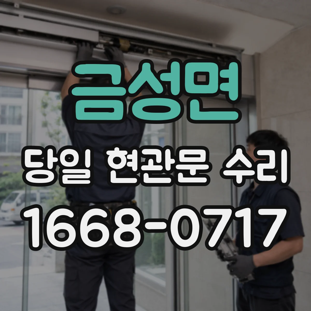 금성면 당일 현관문 수리