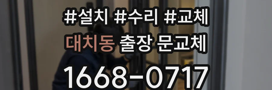 대치동 출장 문교체