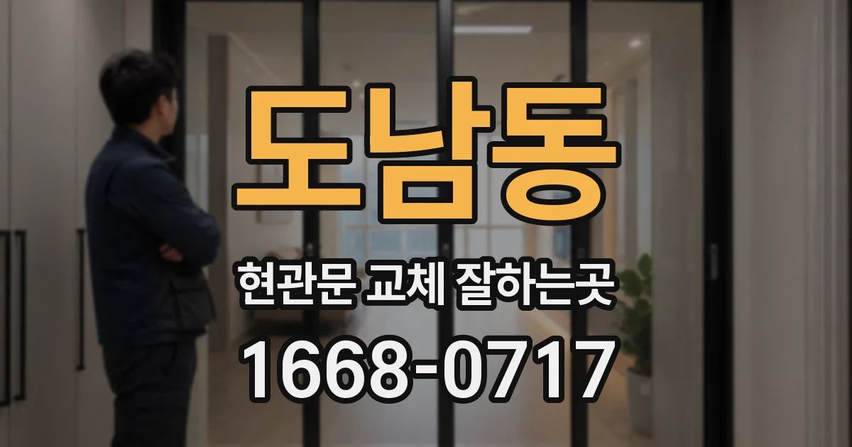 도남동 현관문 교체 잘하는곳