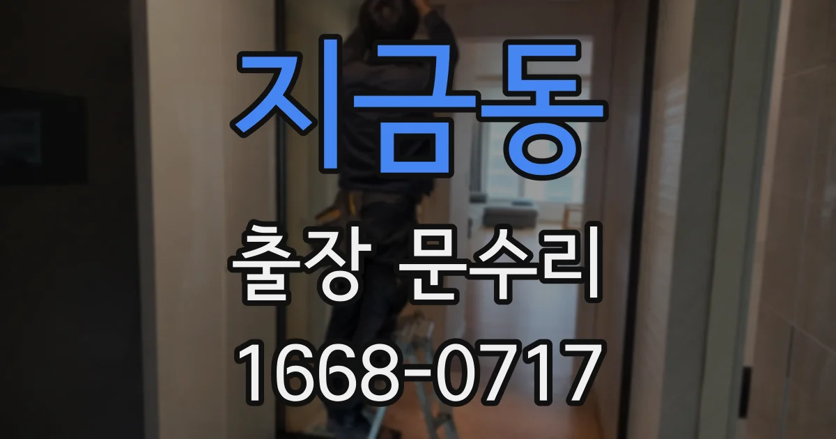 지금동 출장 문수리