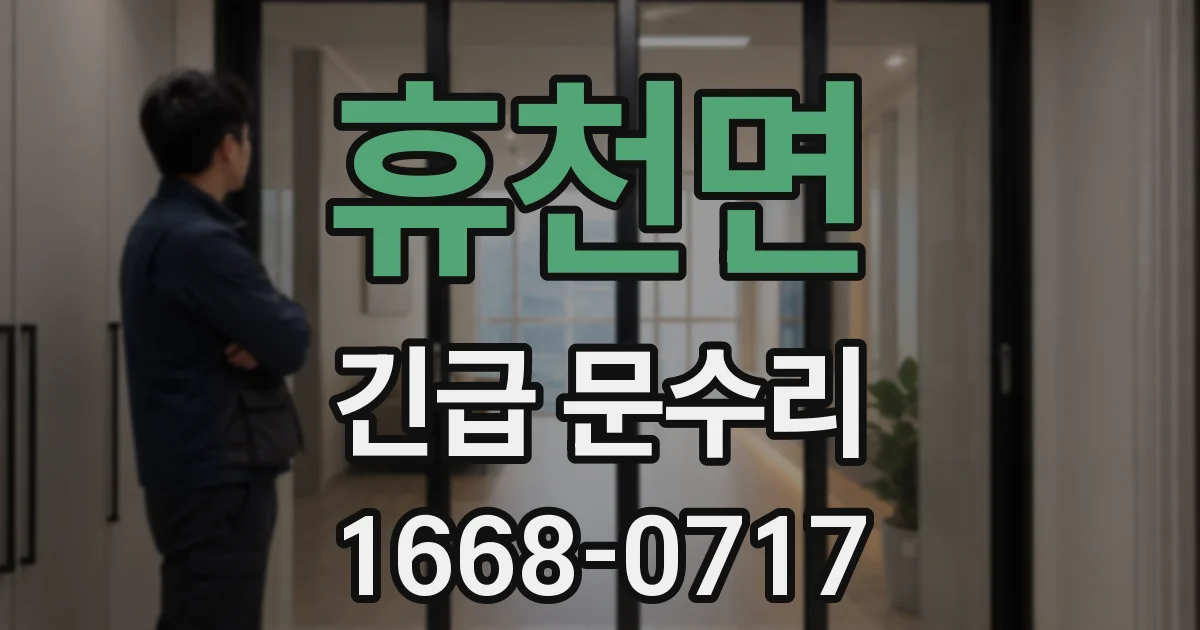휴천면 긴급 문수리