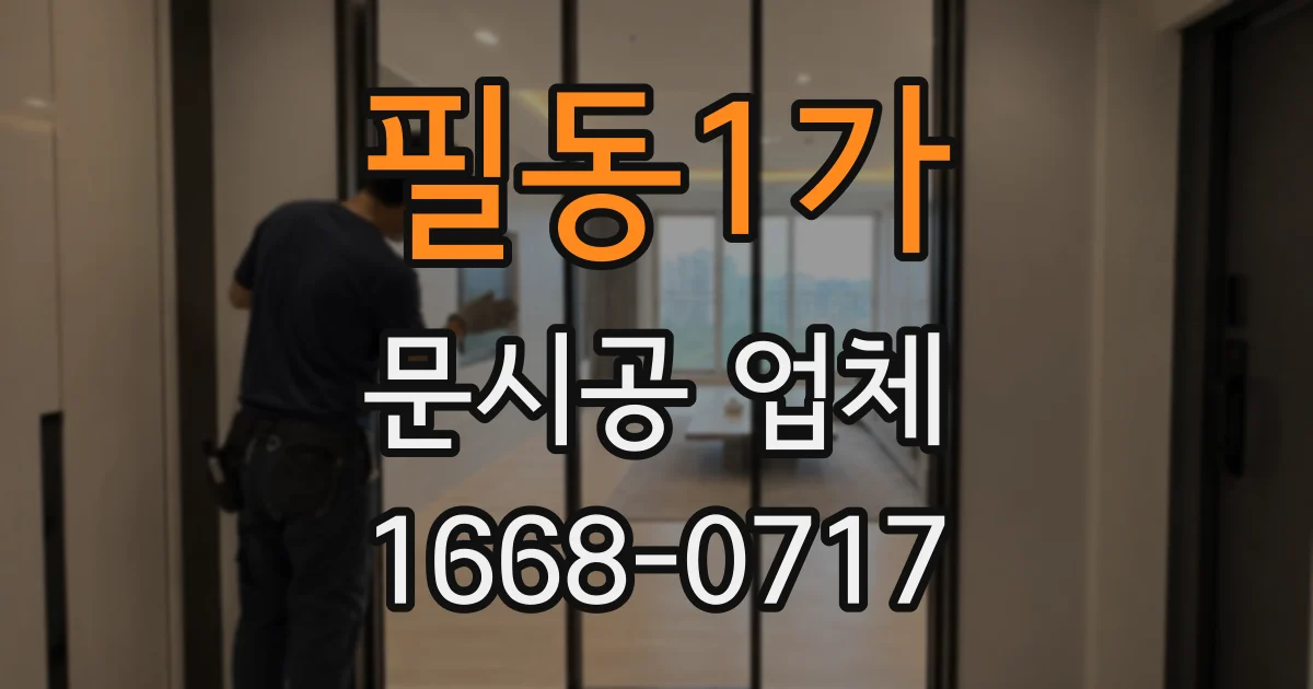 필동1가 문시공 업체