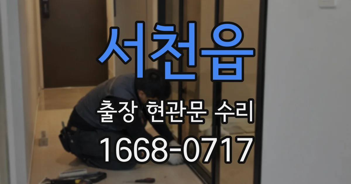 서천읍 출장 현관문 수리