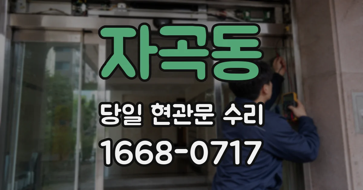 자곡동 당일 현관문 수리