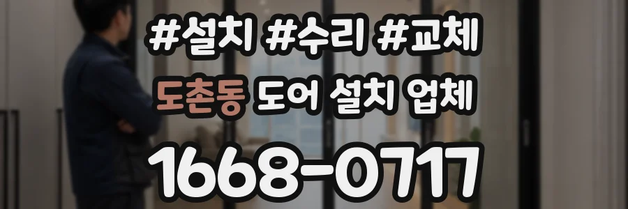 도촌동 도어 설치 업체