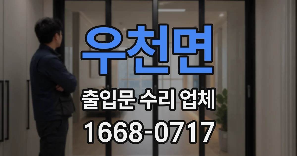 우천면 출입문 수리 업체