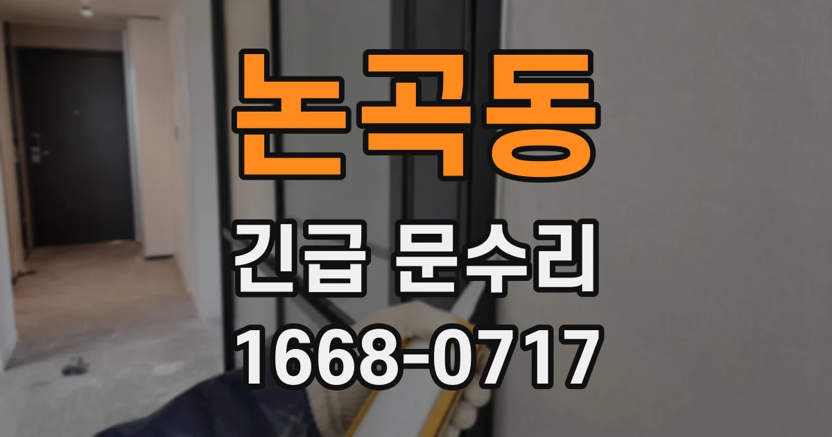 논곡동 긴급 문수리