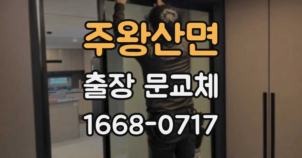 주왕산면 출장 문교체