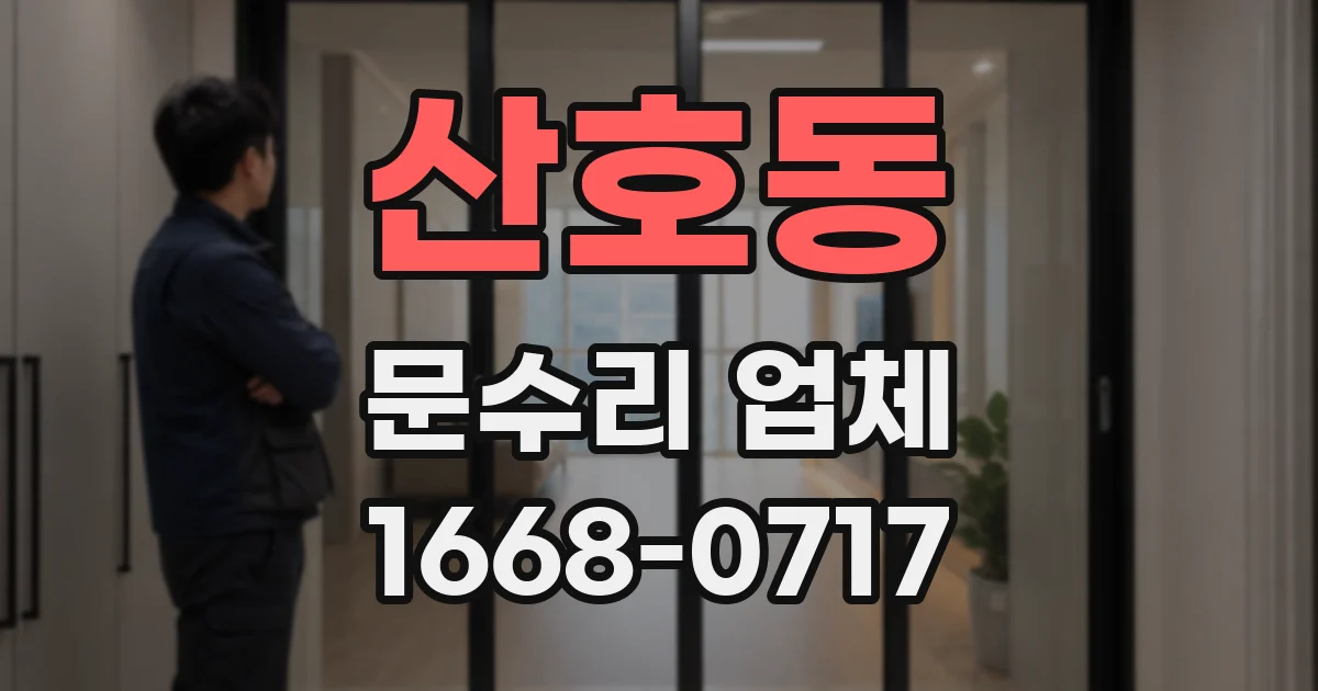 산호동 문수리 업체