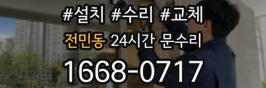 전민동 24시간 문수리