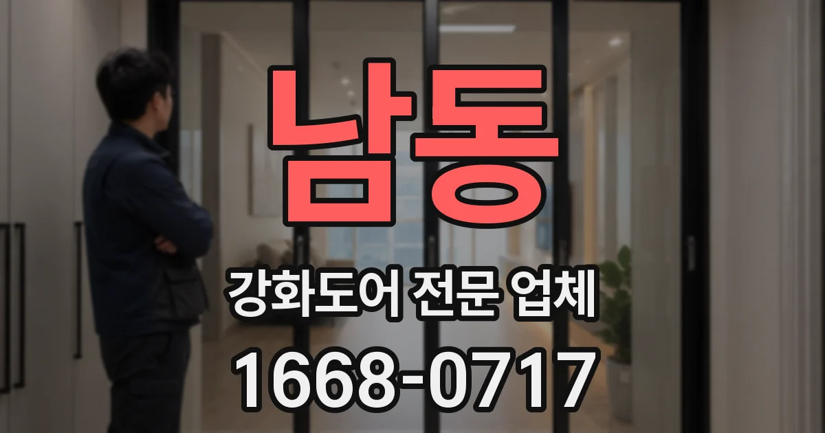 남동 강화도어 전문 업체