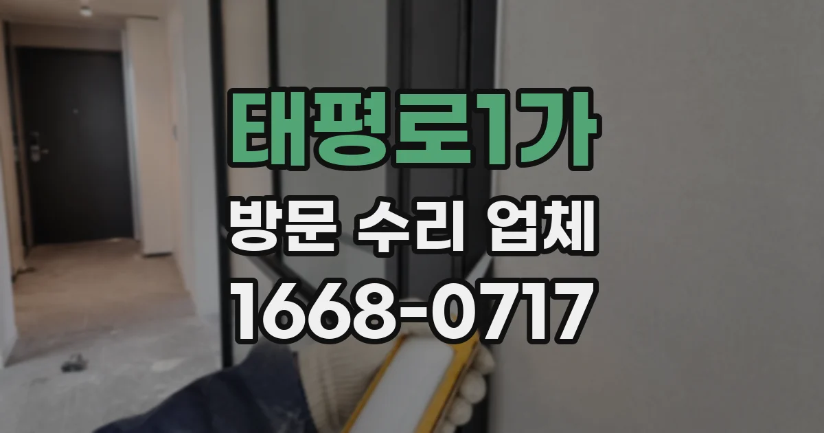 태평로1가 방문 수리 업체