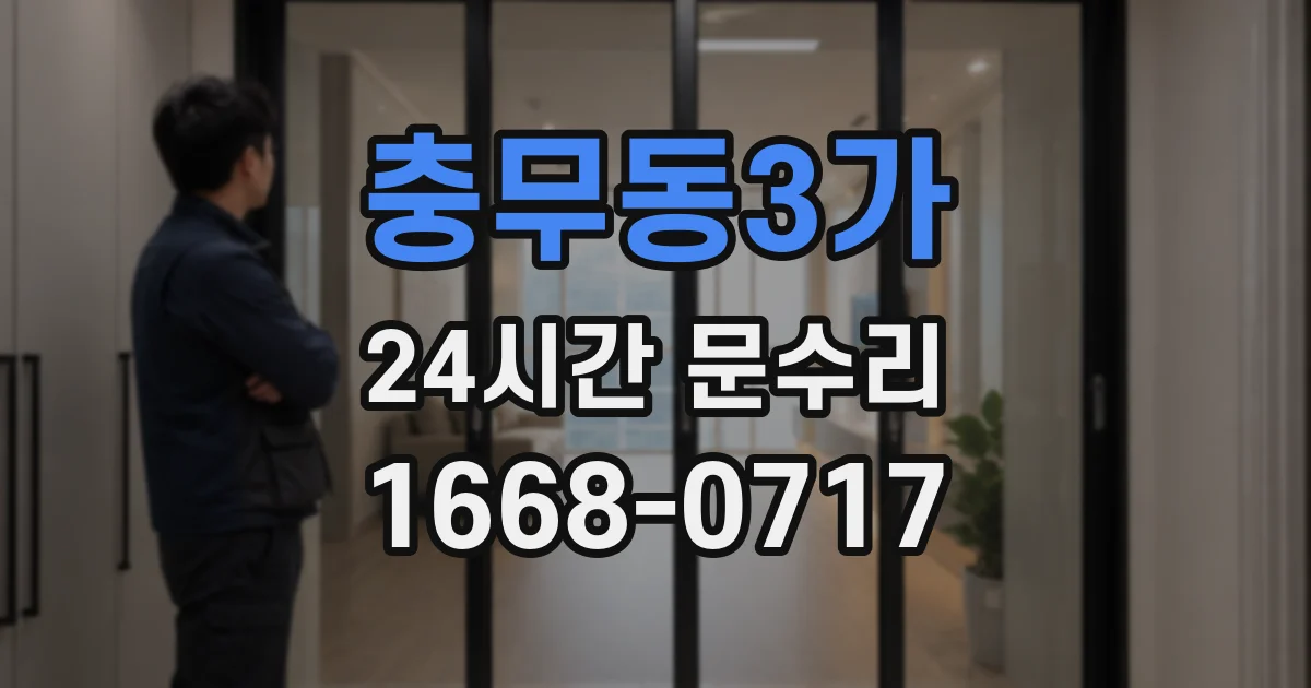 충무동3가 24시간 문수리