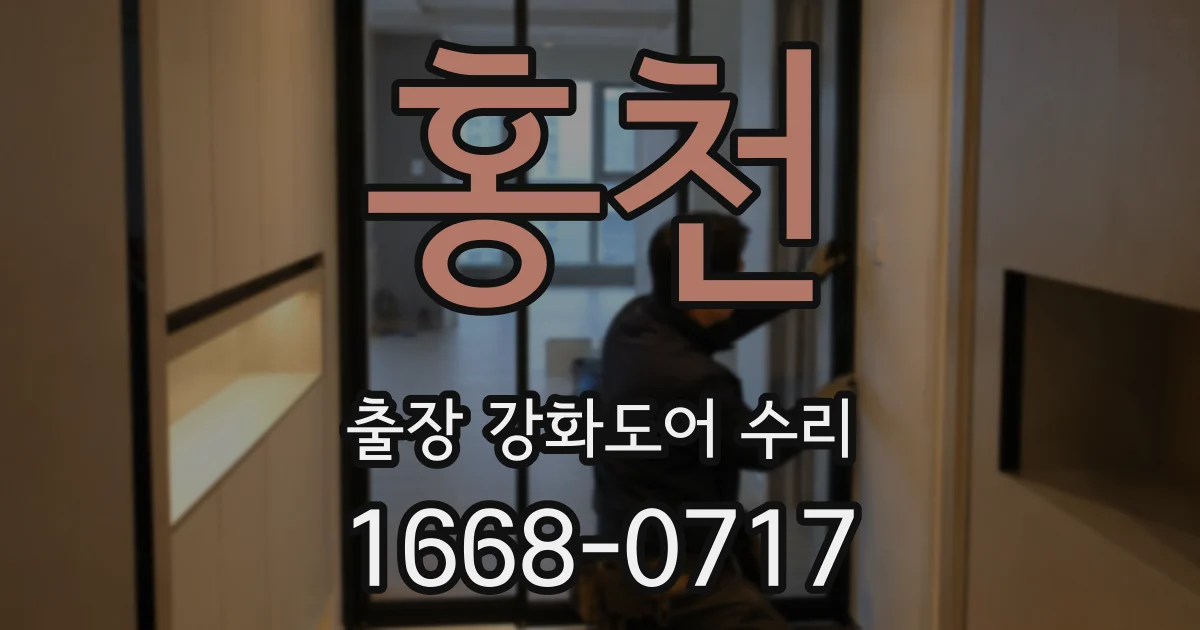 홍천 출장 강화도어 수리