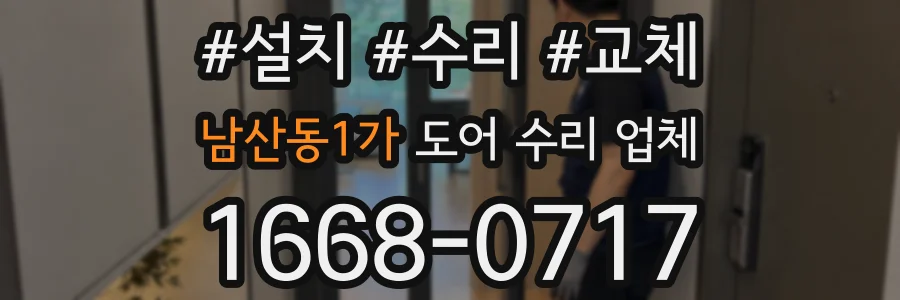 남산동1가 도어 수리 업체