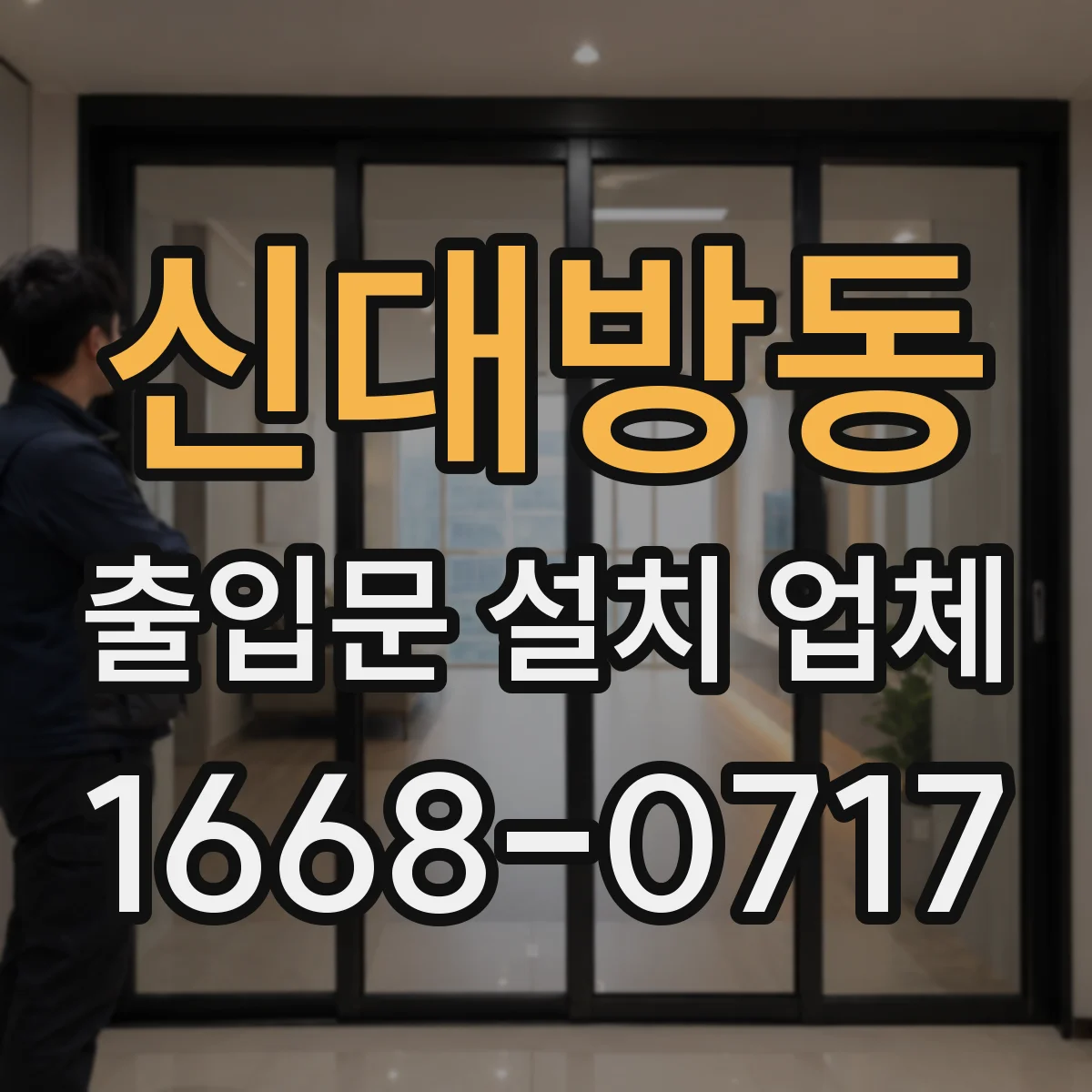 신대방동 출입문 설치 업체