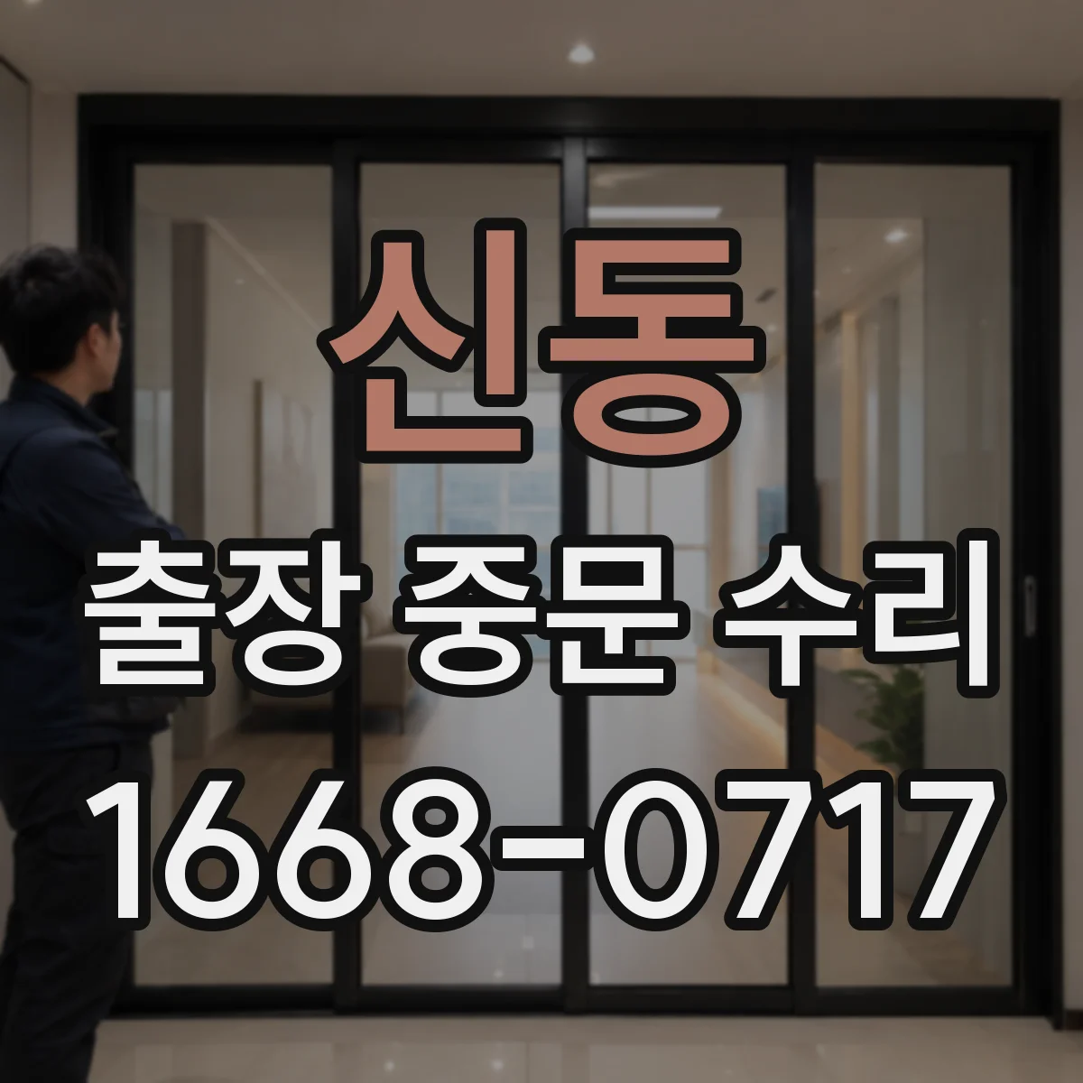 신동 출장 중문 수리