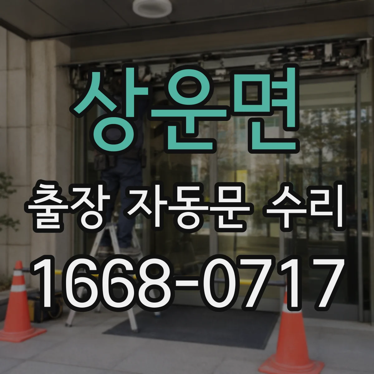 상운면 출장 자동문 수리