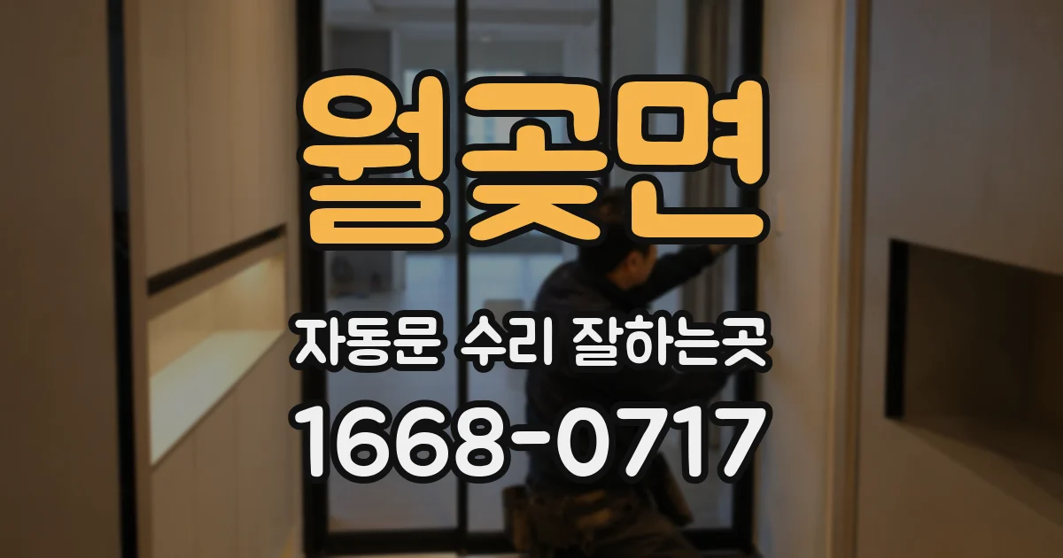 월곶면 자동문 수리 잘하는곳