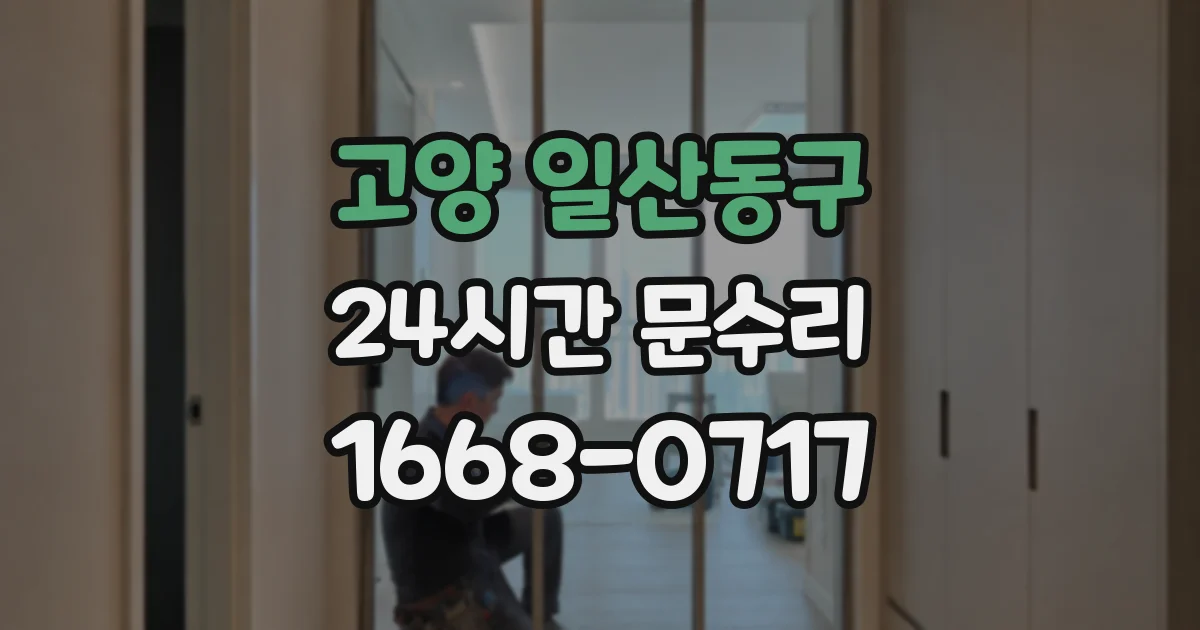 고양 일산동구 24시간 문수리