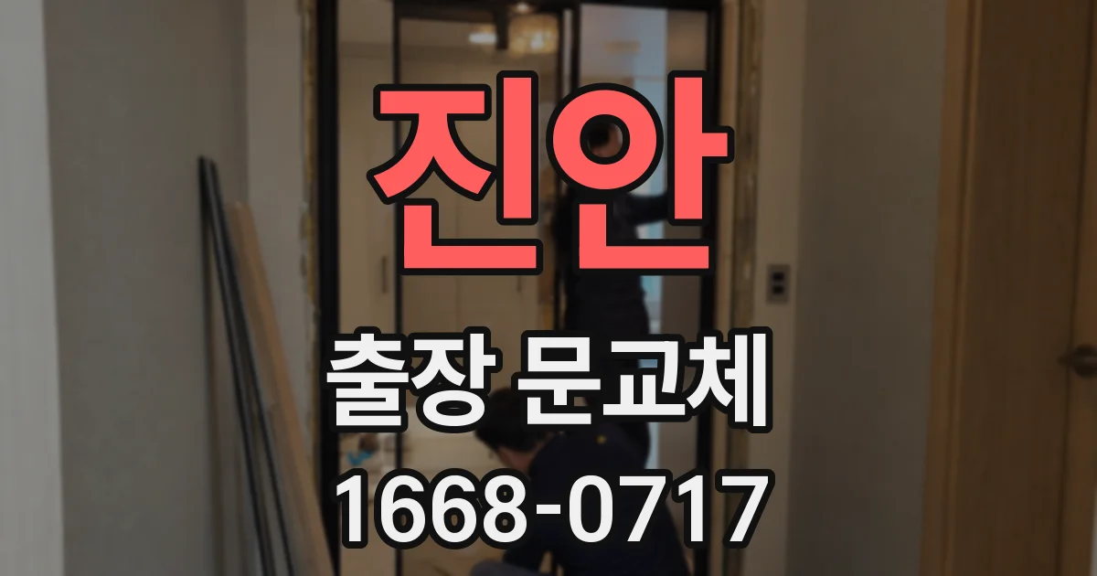 진안 출장 문교체