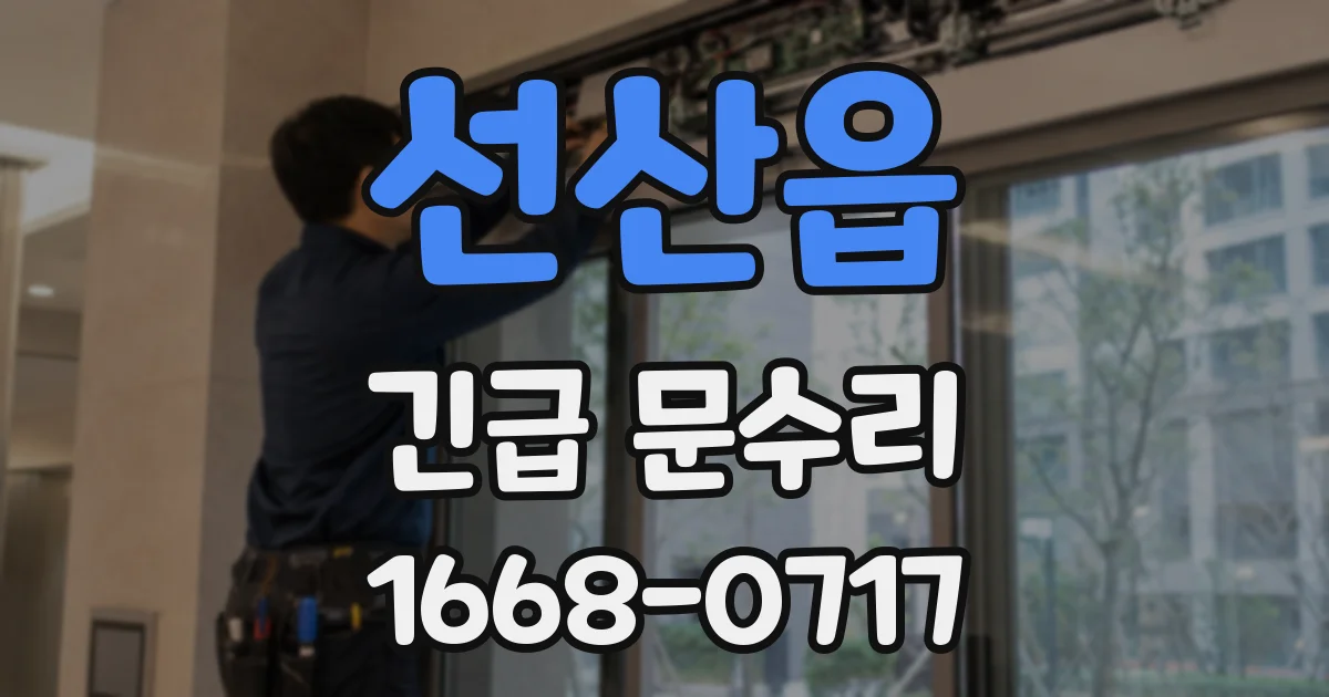 선산읍 긴급 문수리