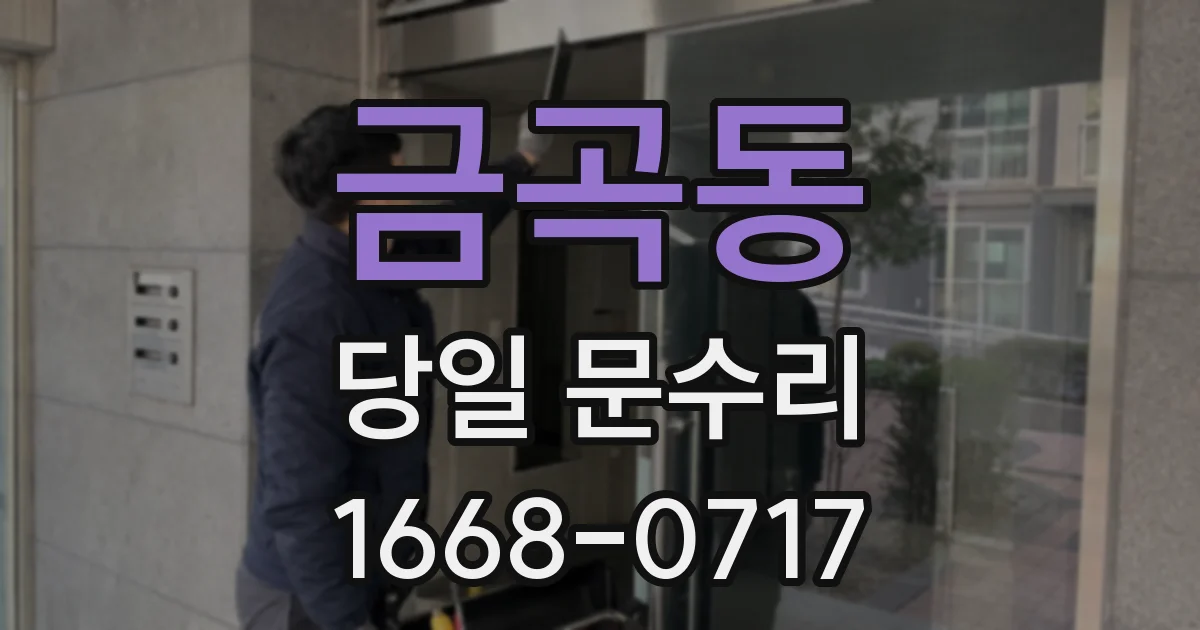 금곡동 당일 문수리